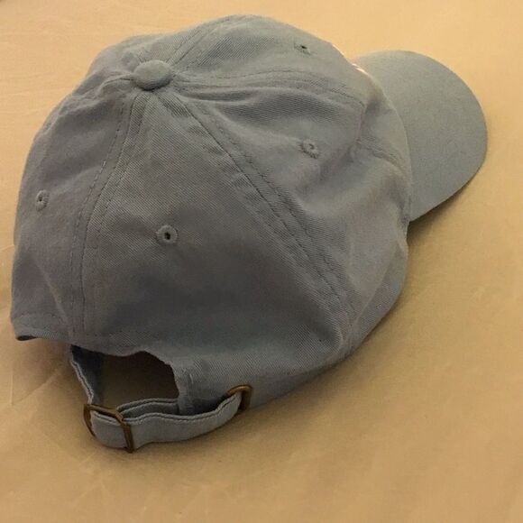 Women's New Smyrna Beach Florida Blue & Pink Palm Tree Hat - Picture 8 of 13